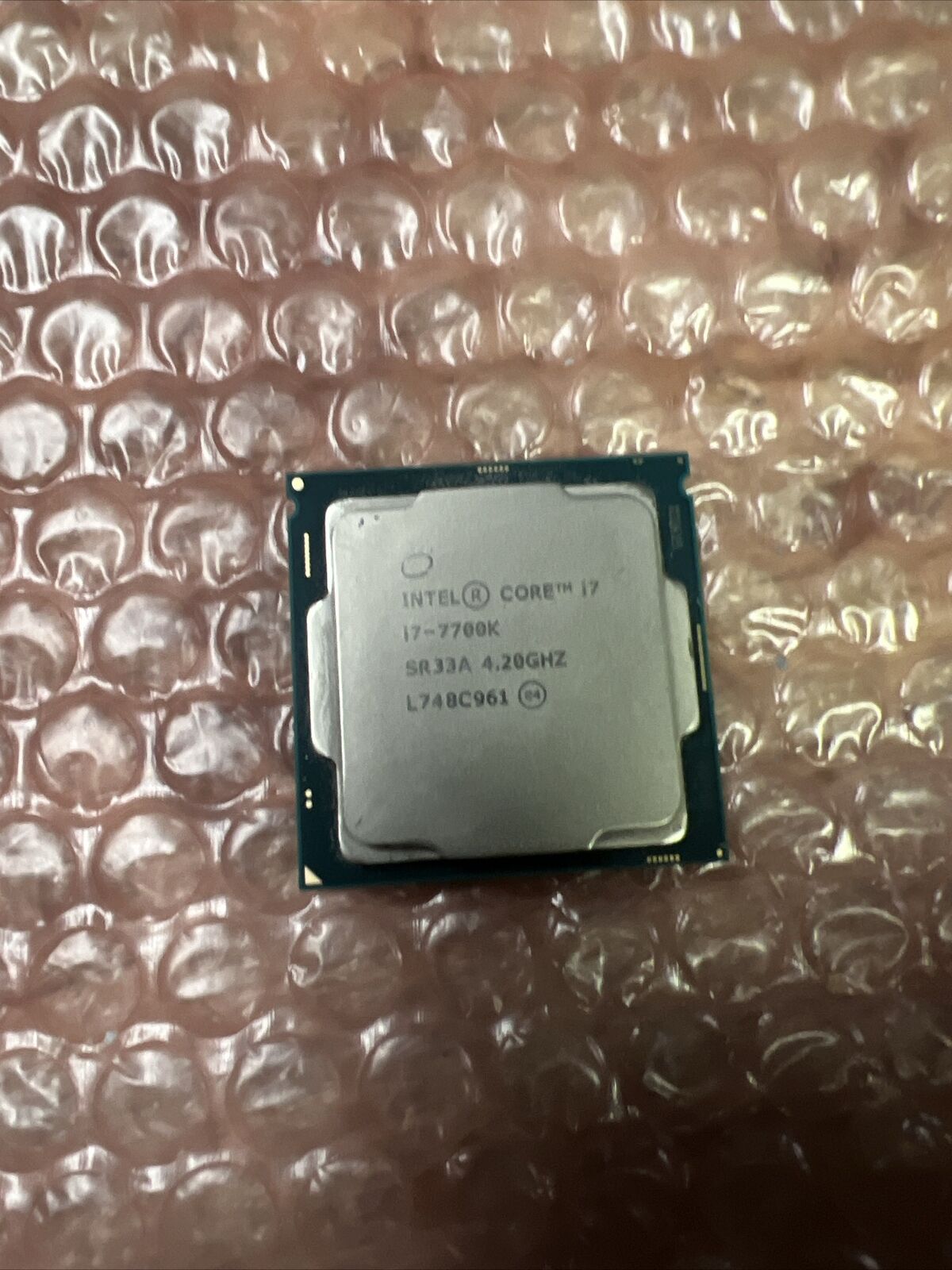 INTEL CORE i7-7700K 4.20GHz CPU QUAD CORE Processor SR33A