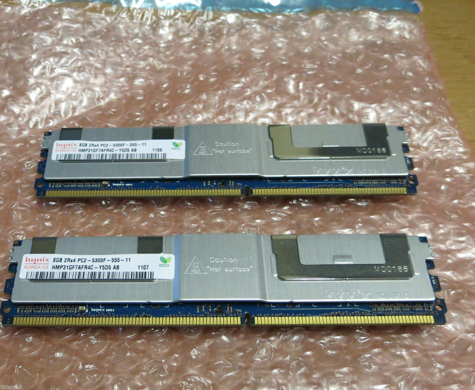 Hynix 16GB Memory for HP ProLiant(2x 8GB DIMMS) PC2-5300F ECC DL360 G5 DL380 G5