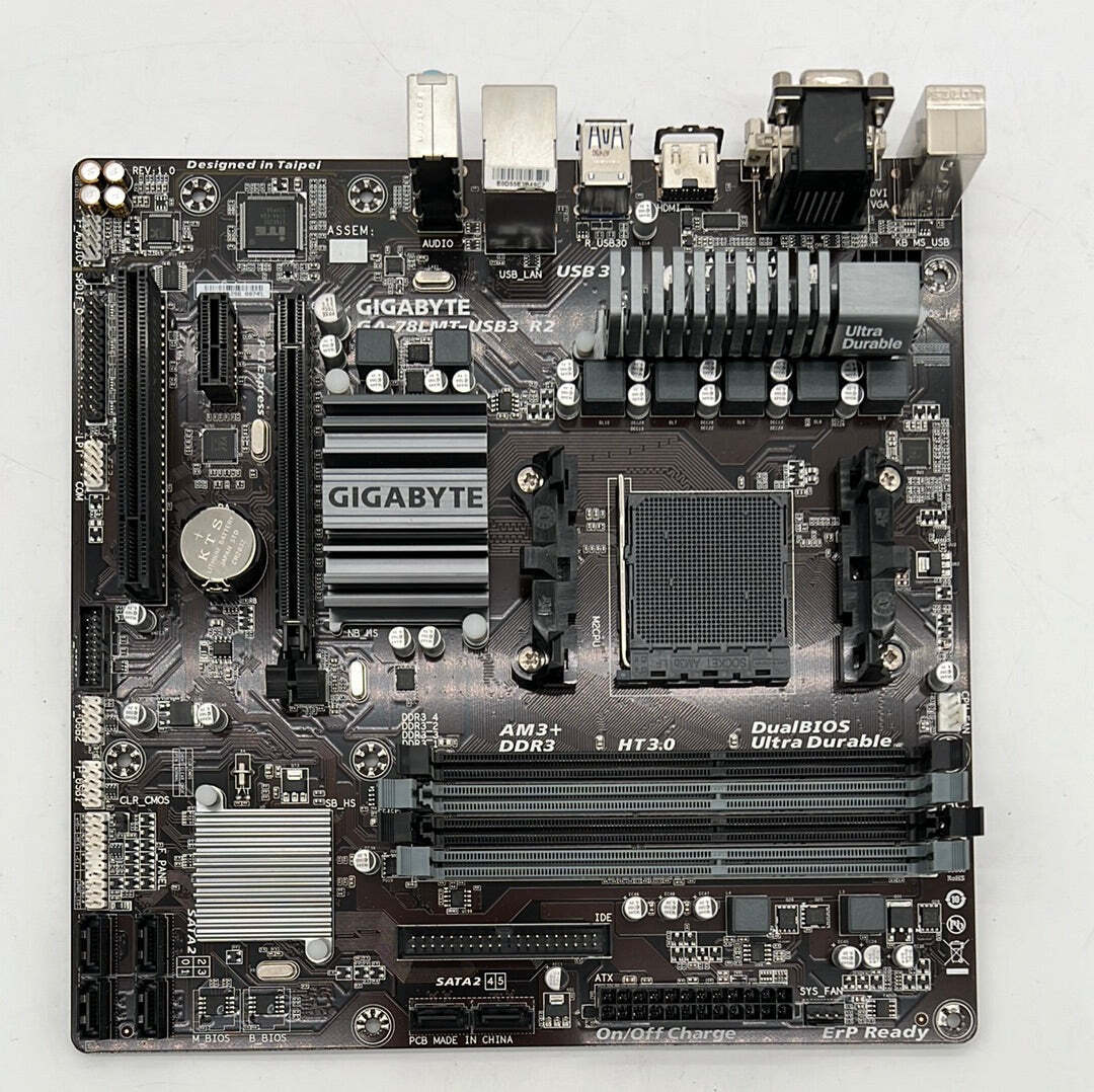 GIGABYTE GA-78LMT-USB3 R2 AM3+ microATX Gaming Motherboard