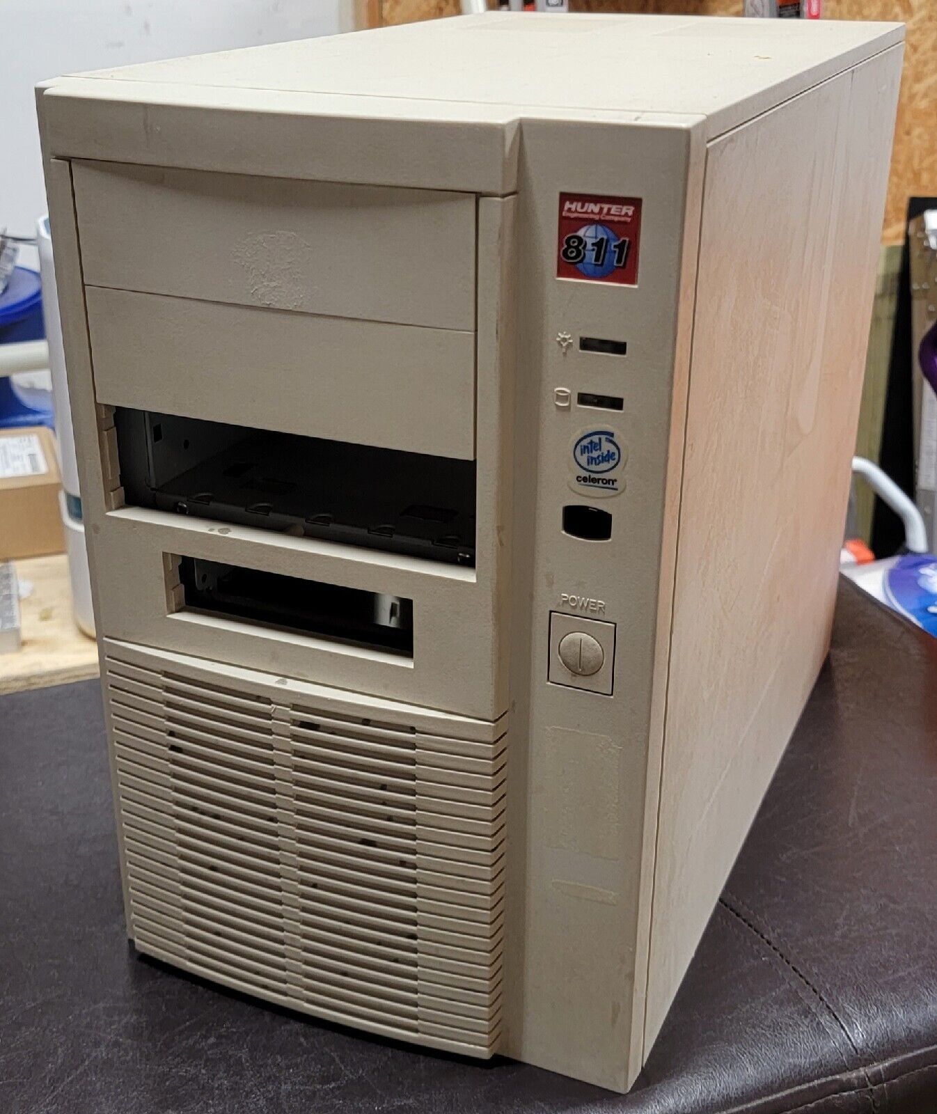 Vintage Beige Computer Case