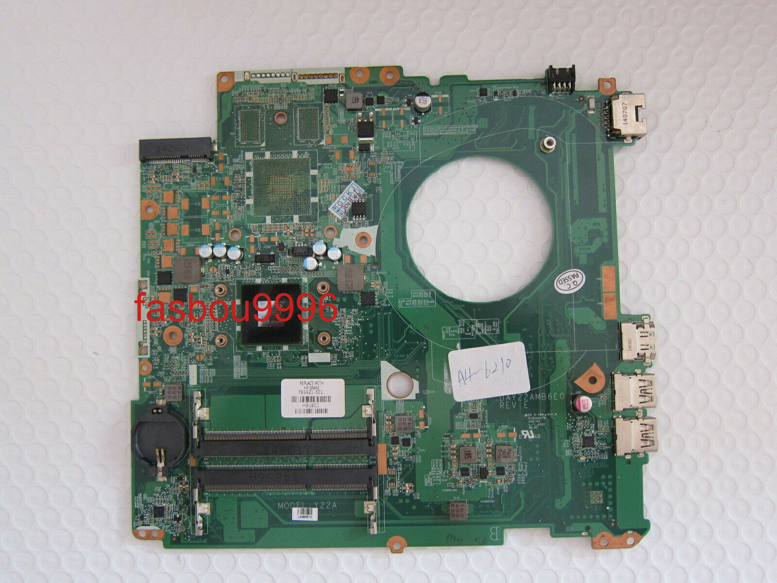 FOR HP PAVILION 17-F series 763421-501 763421-001 A4-6210 Laptop Motherboard