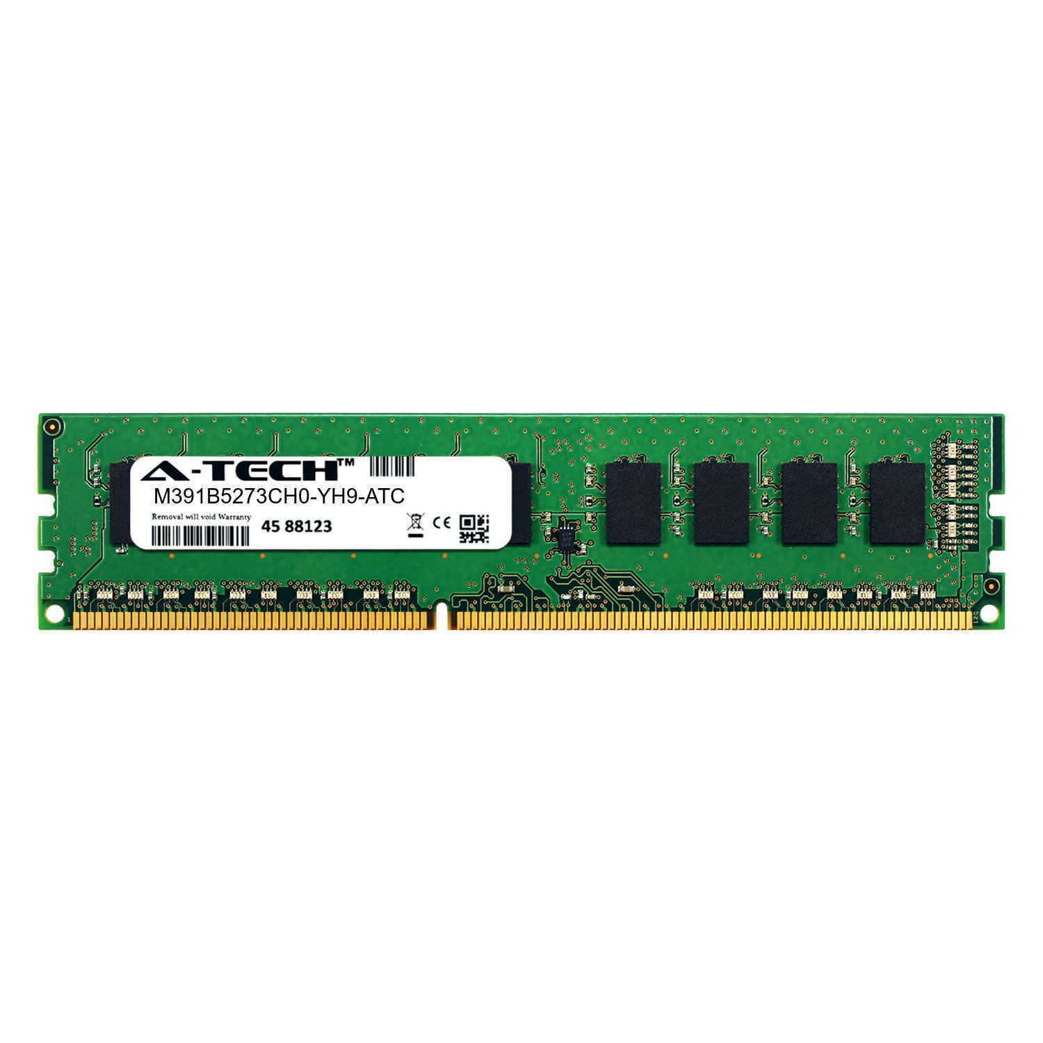 4GB PC3-10600E ECC UDIMM (Samsung M391B5273CH0-YH9 Equivalent) Server Memory RAM