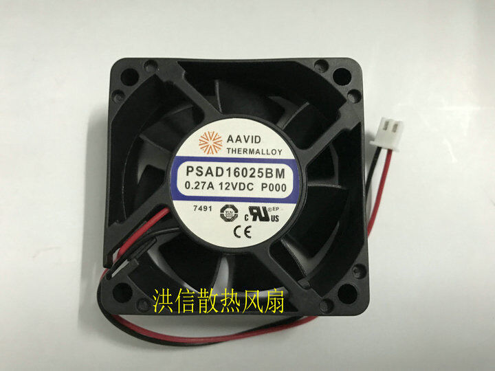 AAVID THERMALLOY PSAD16025BM DC12V 0.27A 6Cm S9 inverter cooling fan