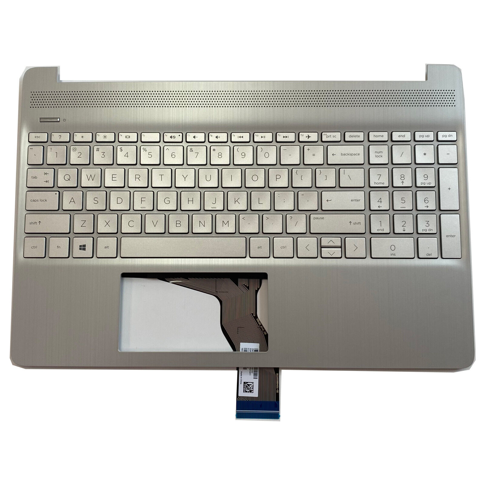 New For HP 15-EF 15-DY 15-DY1032WM Palmrest Non-Backlit Keyboard L63578-001 US