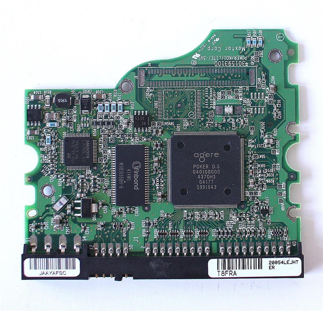 PCB BOARD 301593100 POKER/KOI/LITE/-5VF, T8FRA FOR HDD 120GB MAXTOR DIAMONDMA...
