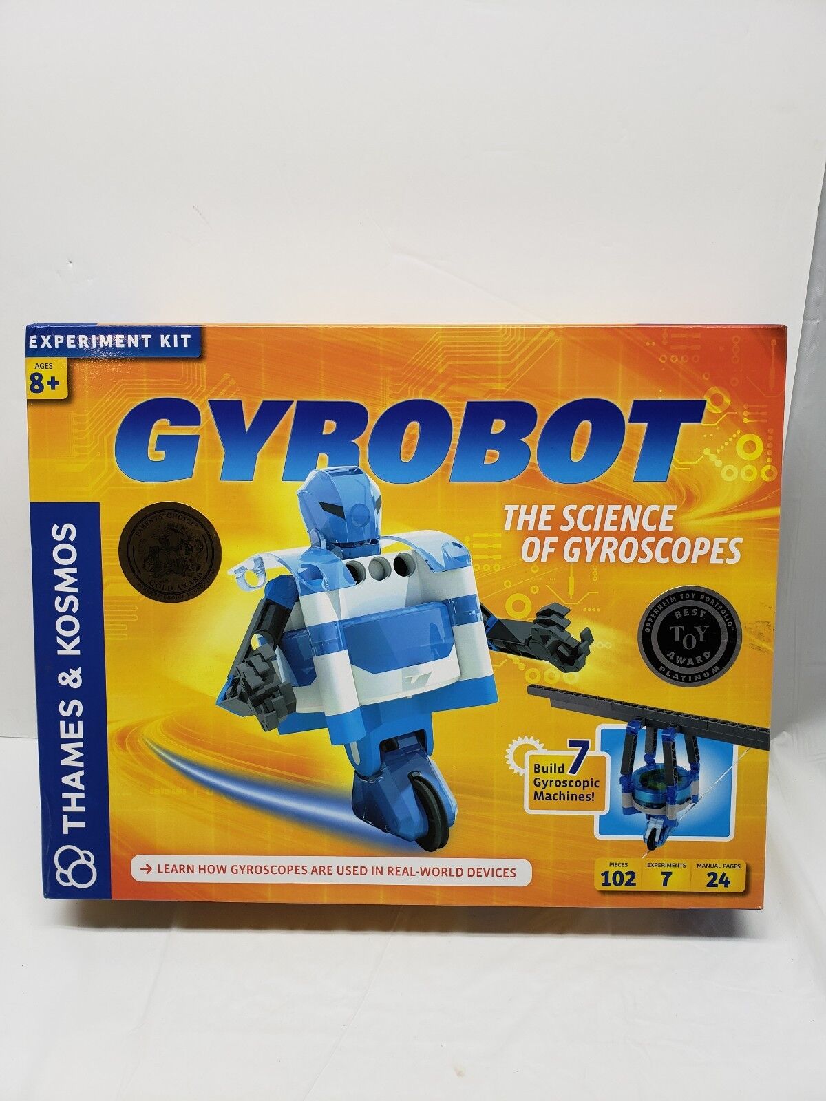 Thames & Kosmos - Gyrobot Kit The science of gyroscopes build 7 gyro... NEW