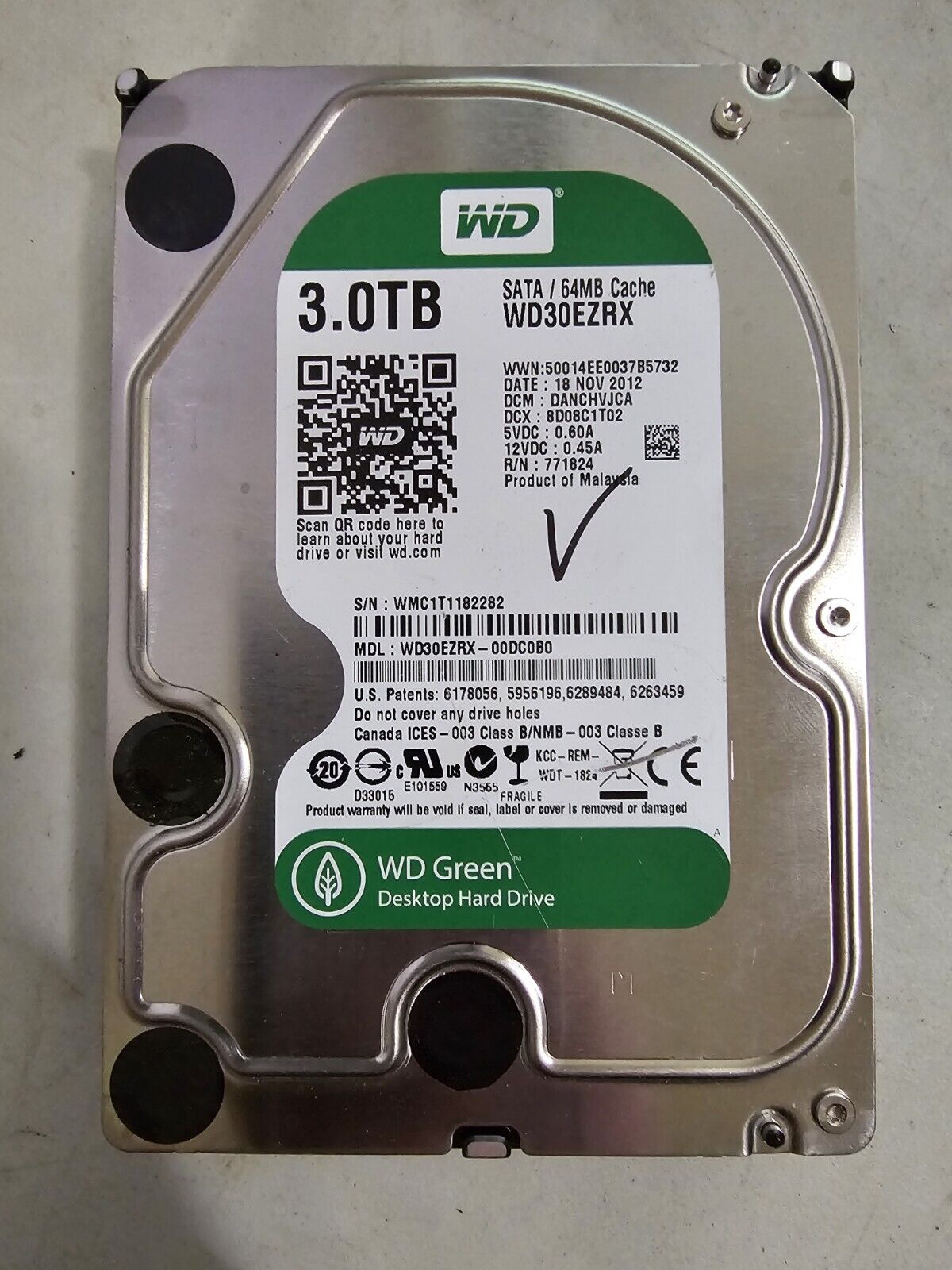 Western Digital WD Green 3.0TB Internal Desktop Hard Drive (WD30EZRX) Tested