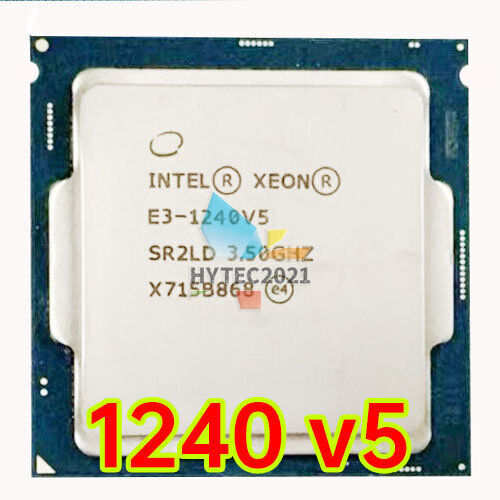 Intel Xeon E3-1240 V5 SR2LD 3.5GHz 8MB 80W 8 GT/s LGA-1151 CPU Processor
