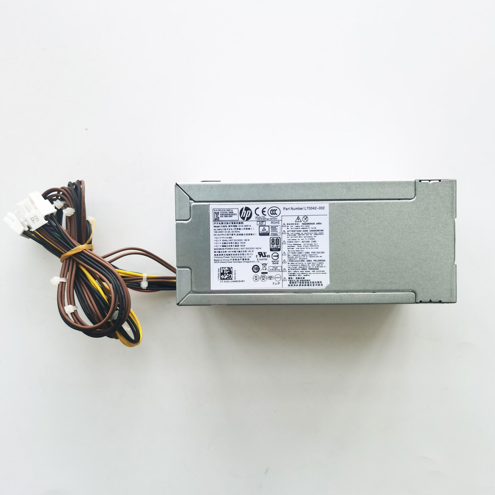 For HP ZHAN99PRO A G4MT SFF 180W Power Supply hk280-85PP L70042-004 L70042-002