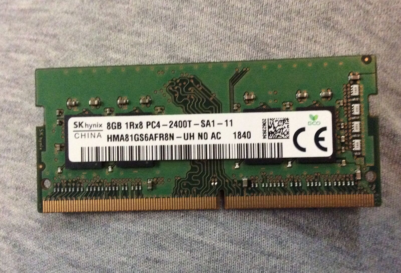 SK Hynix 8GB 1Rx8 PC4-2400T DDR4 2400MHz SODIMM Laptop Memory HMA81GS6AFR8N-UH