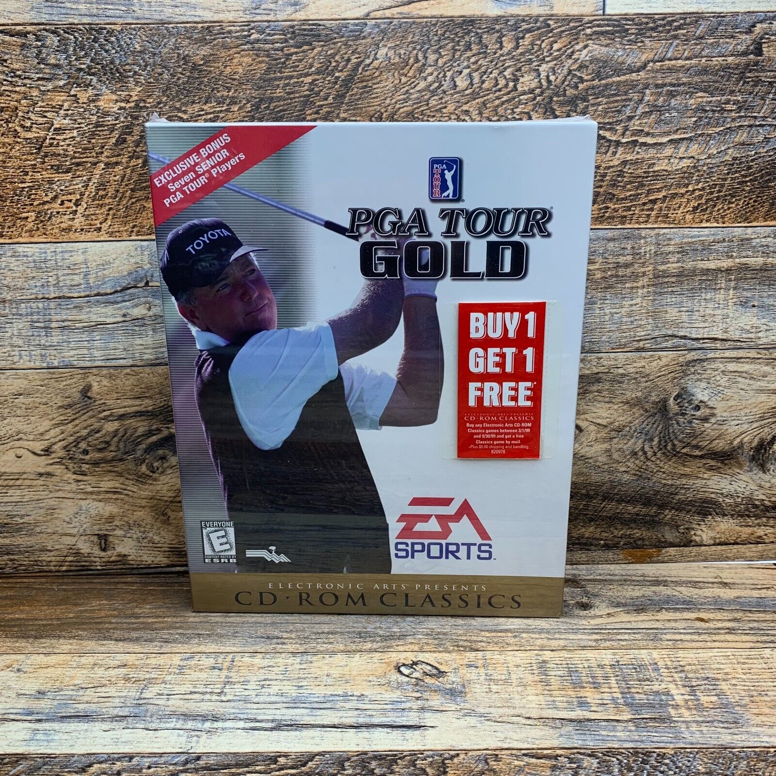 Vintage EA Sports PGA Tour Gold Windows 95 PC CD-ROM Big Box New