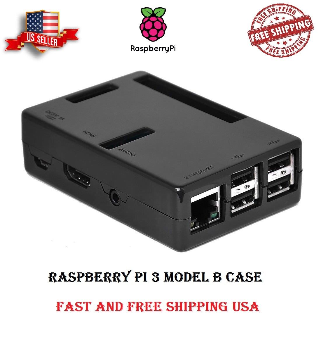 Raspberry Pi 3 Model B case, Protective ***FREE SHIPPING*** USA****