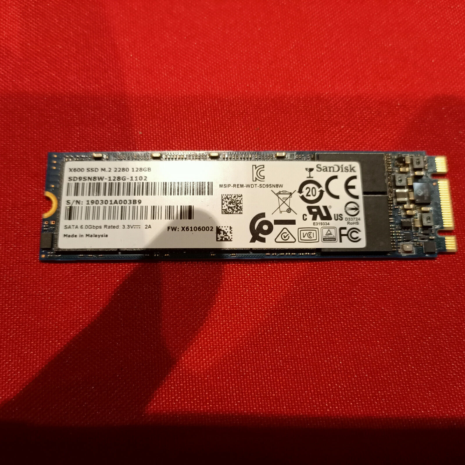 ASUS S501QA SSD X600 Sandisk 4.5oz-1102 Occasion 128GB