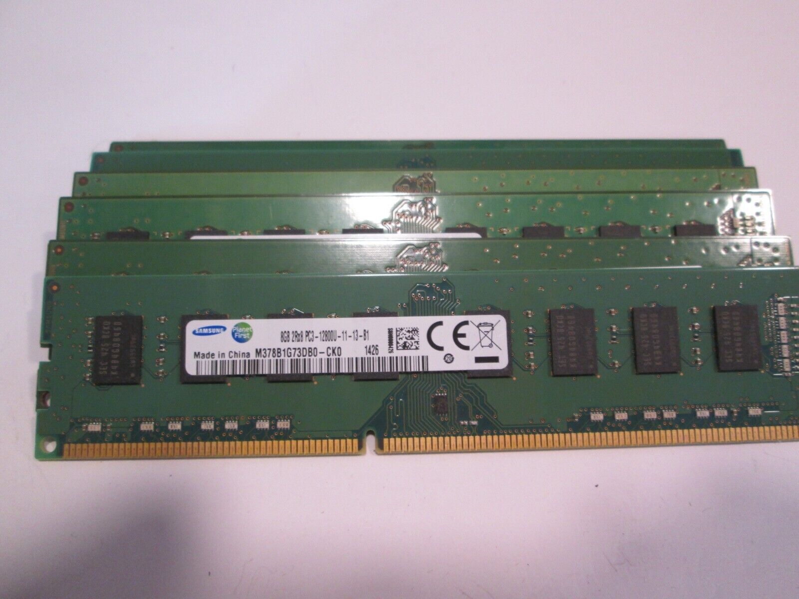 LOT OF 6 Desktop RAM 8GB DDR3 PC3 SAMSUNG only