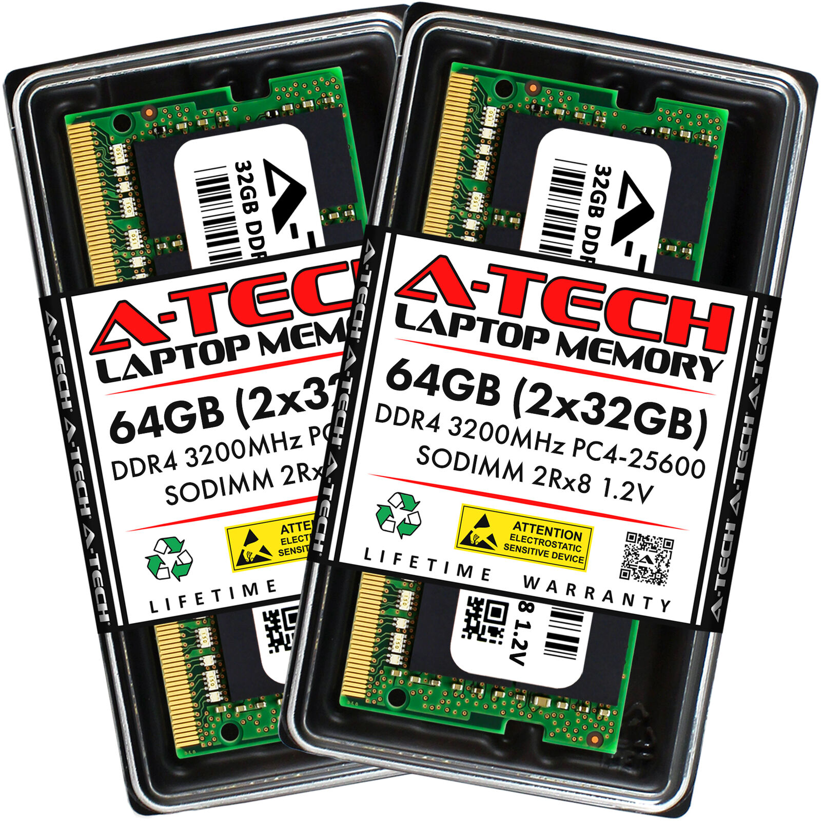 64GB 2x 32GB DDR4-3200 ASRock Rack X570D4I-2T Memory RAM