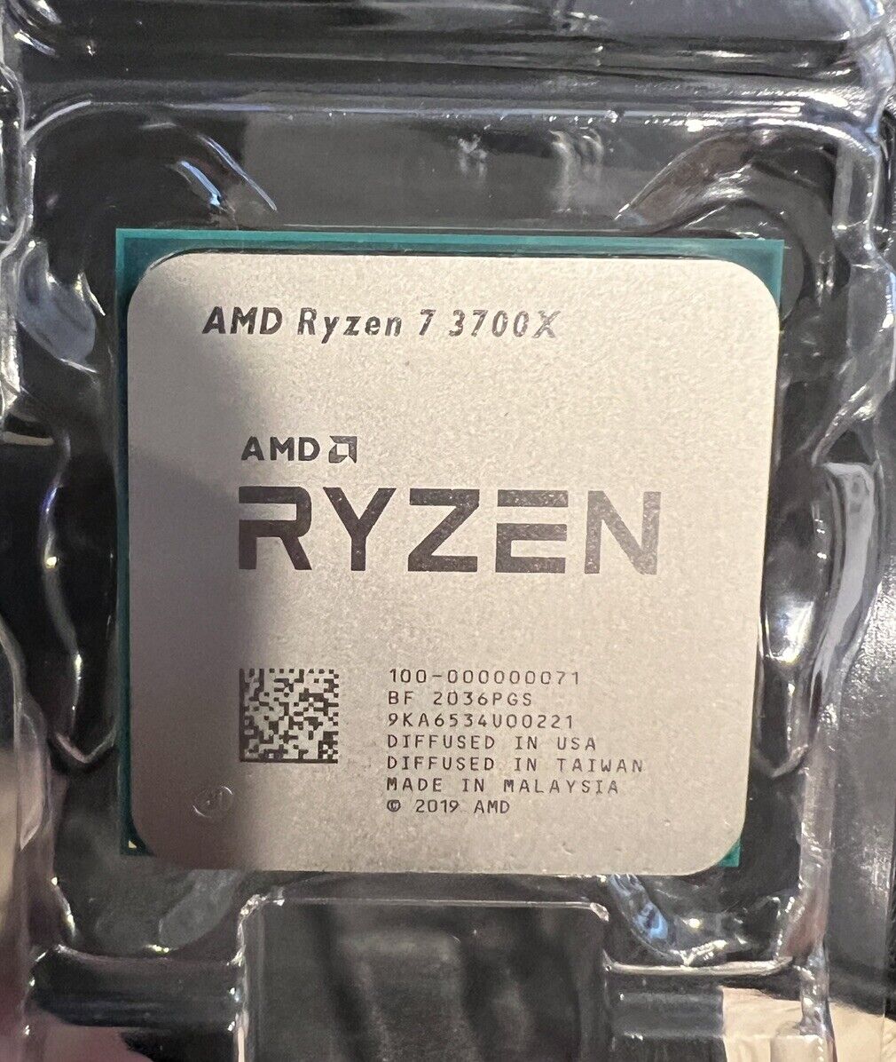 AMD Ryzen 7 3700X (3.6GHz, 8 Cores, Socket AM4) - 100-100000071BOX - Used