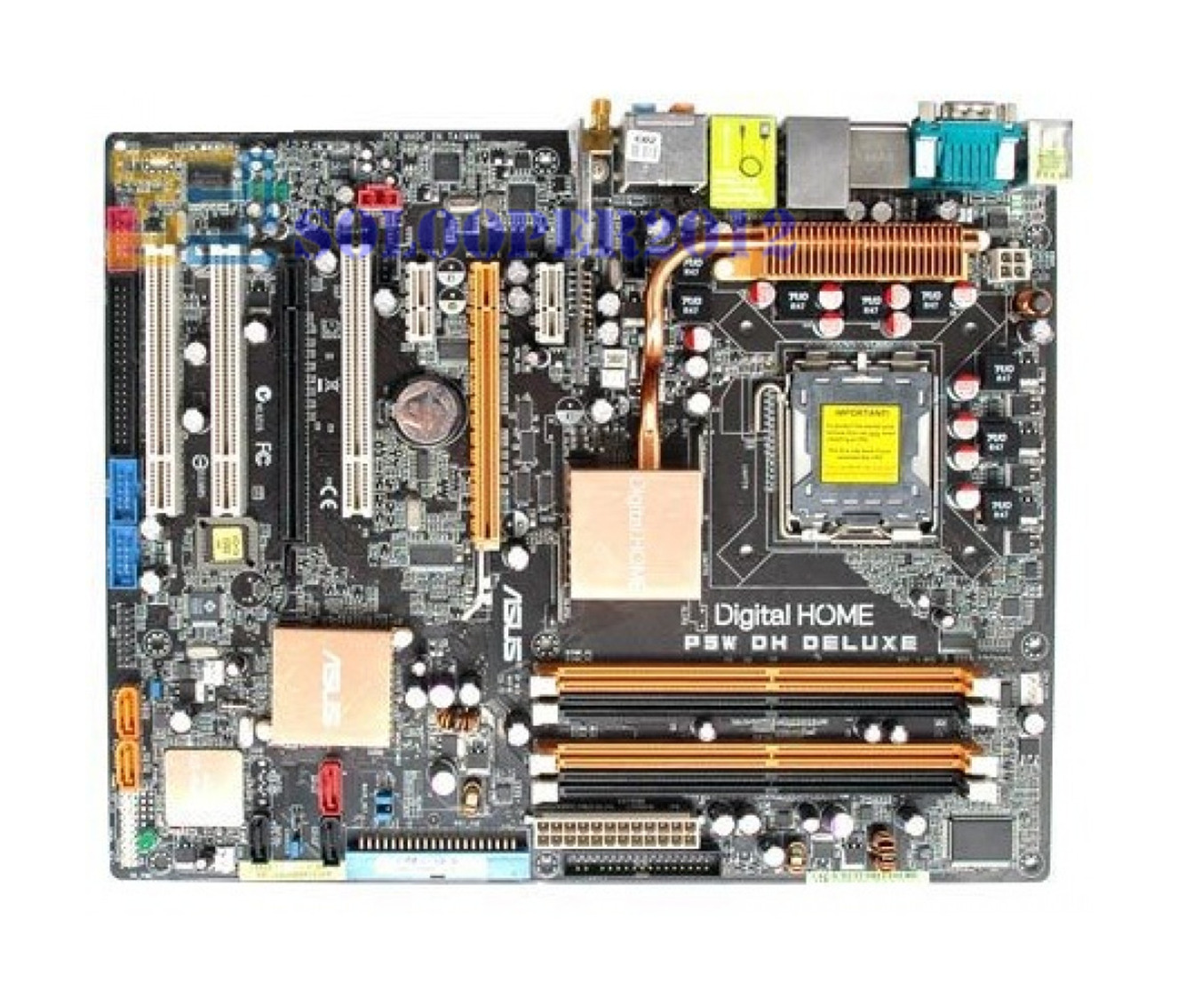 ASUS P5W DH Deluxe LGA 775 Intel 975X DDR2 DIMM VGA Motherboard ATX