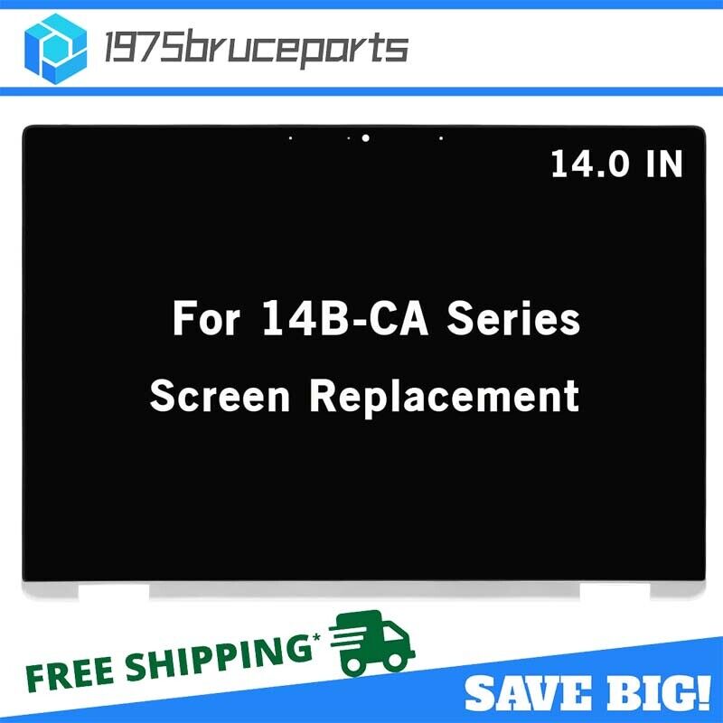 LCD Touch Screen Digitizer for 14'' HP Chromebook x360 14B-CA0013DX 14B-CA0023DX