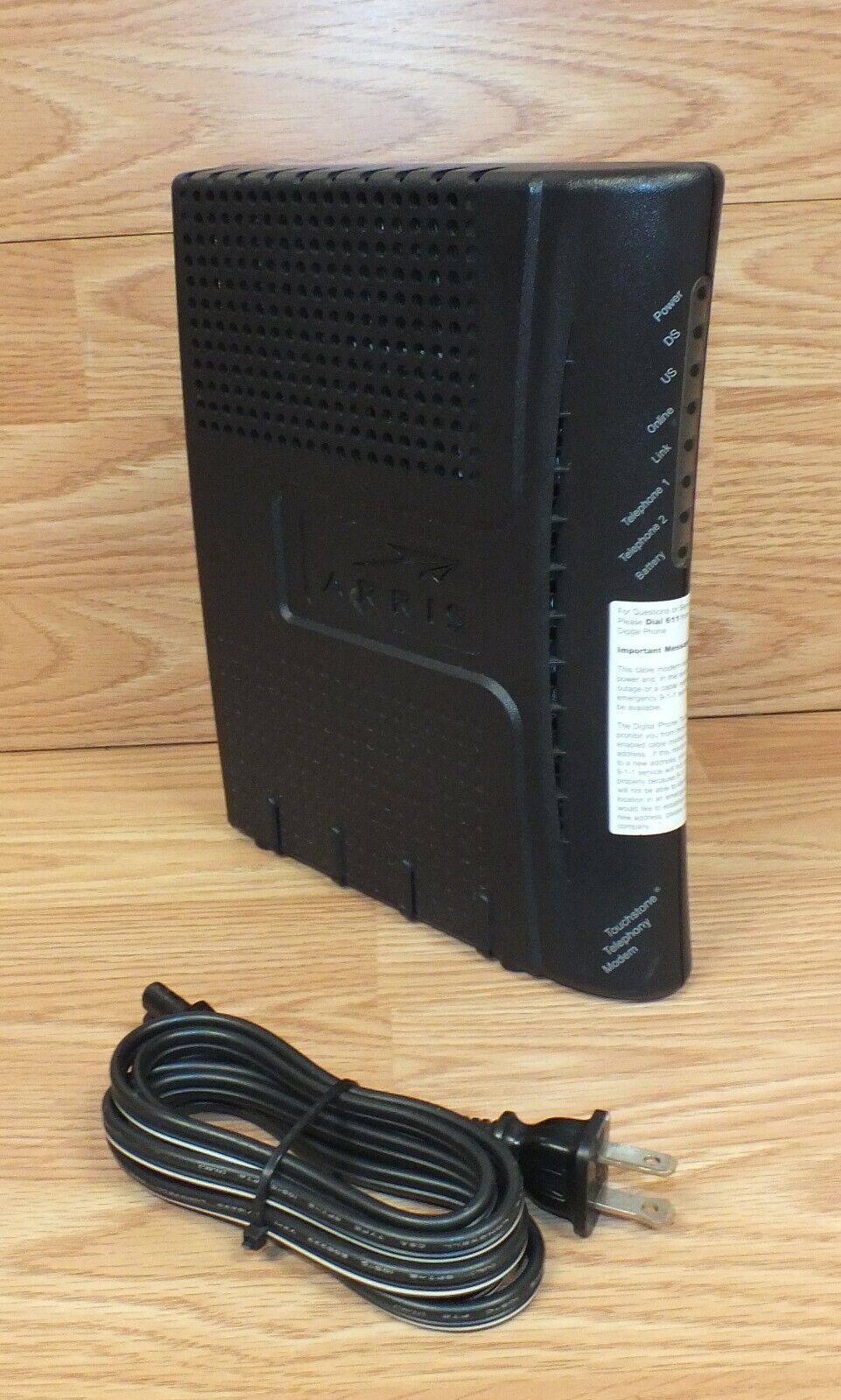 Arris Touchstone TM602G Telephony Cable Modem With Battery Back-Up Option