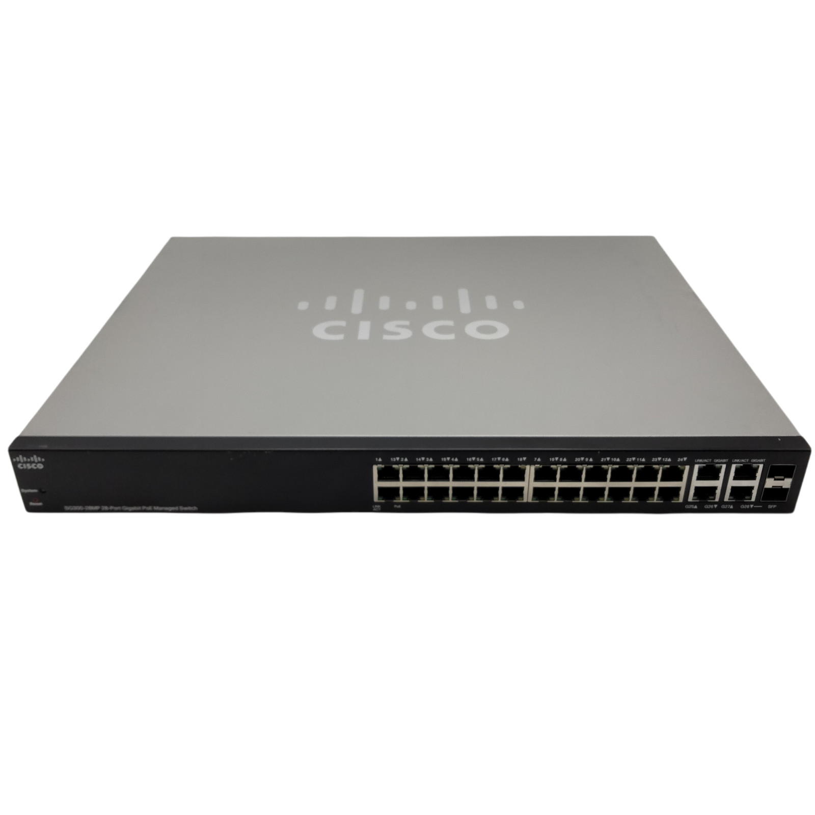 Cisco SG350-28P 28-Port 195W PoE+ GIGE MGD Switch - SG350-28P-K9