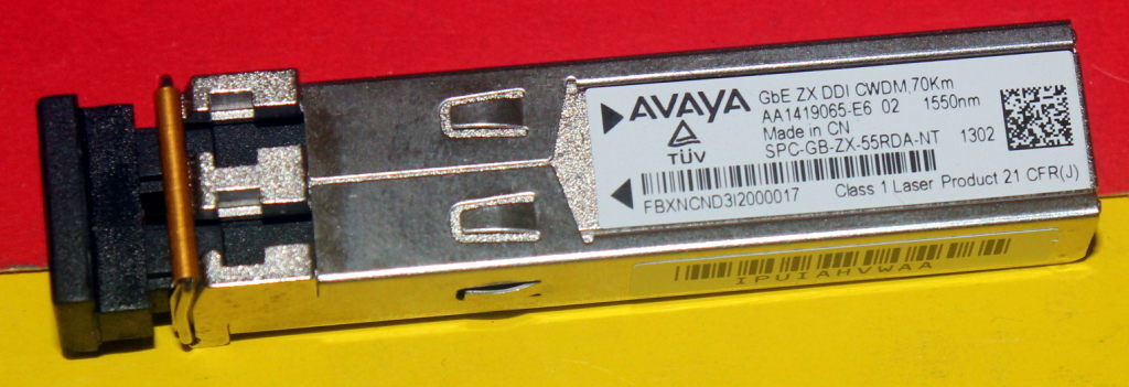 Avaya/Nortel AA1419065-E6 SFP 1550nm 1000BASE-CWDM 70KM SFP 4xAvailable