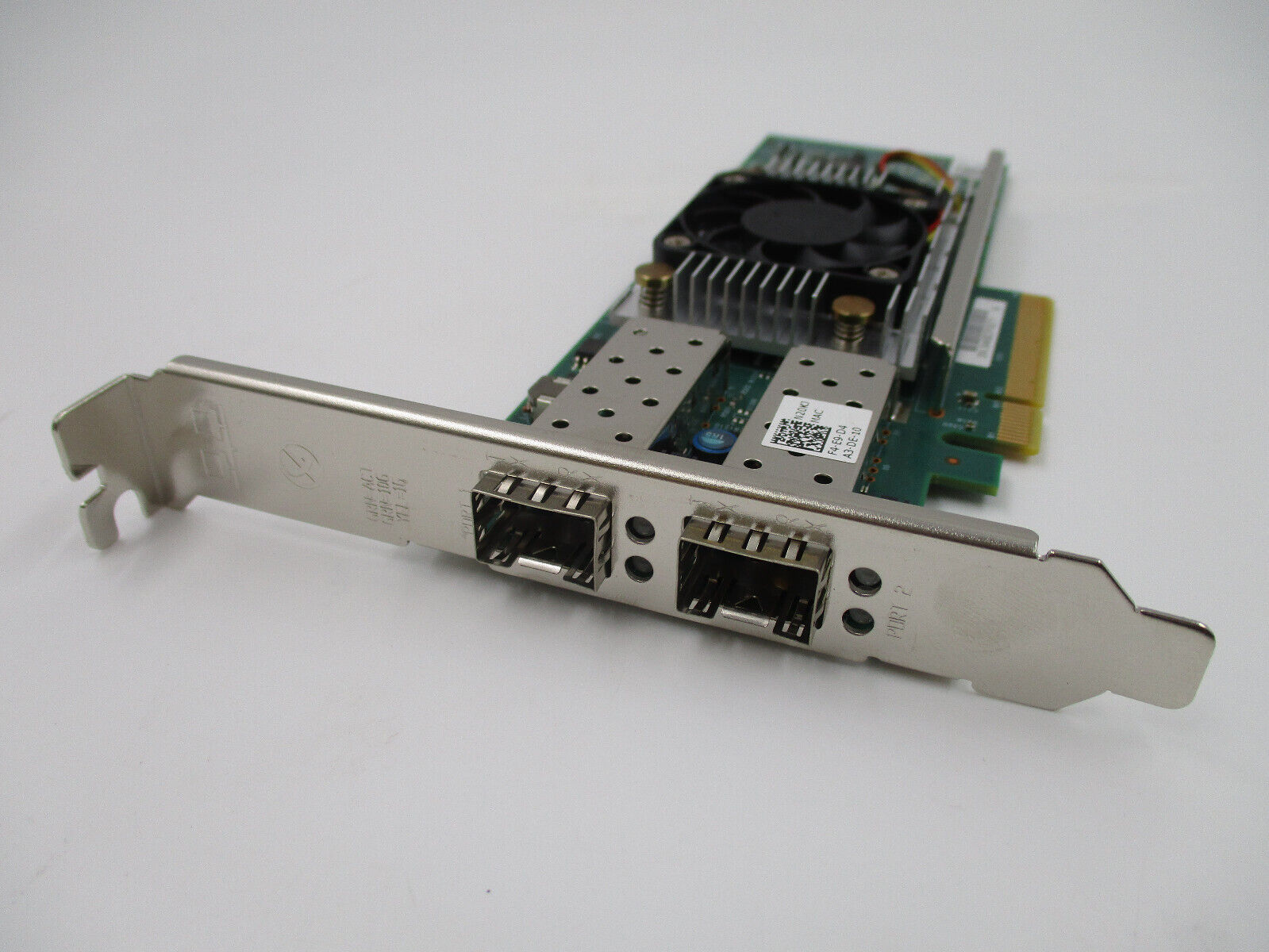 Broadcom 10Gb Dual Port Network Adapter Card High Profile Dell P/N:0N20KJ Tested