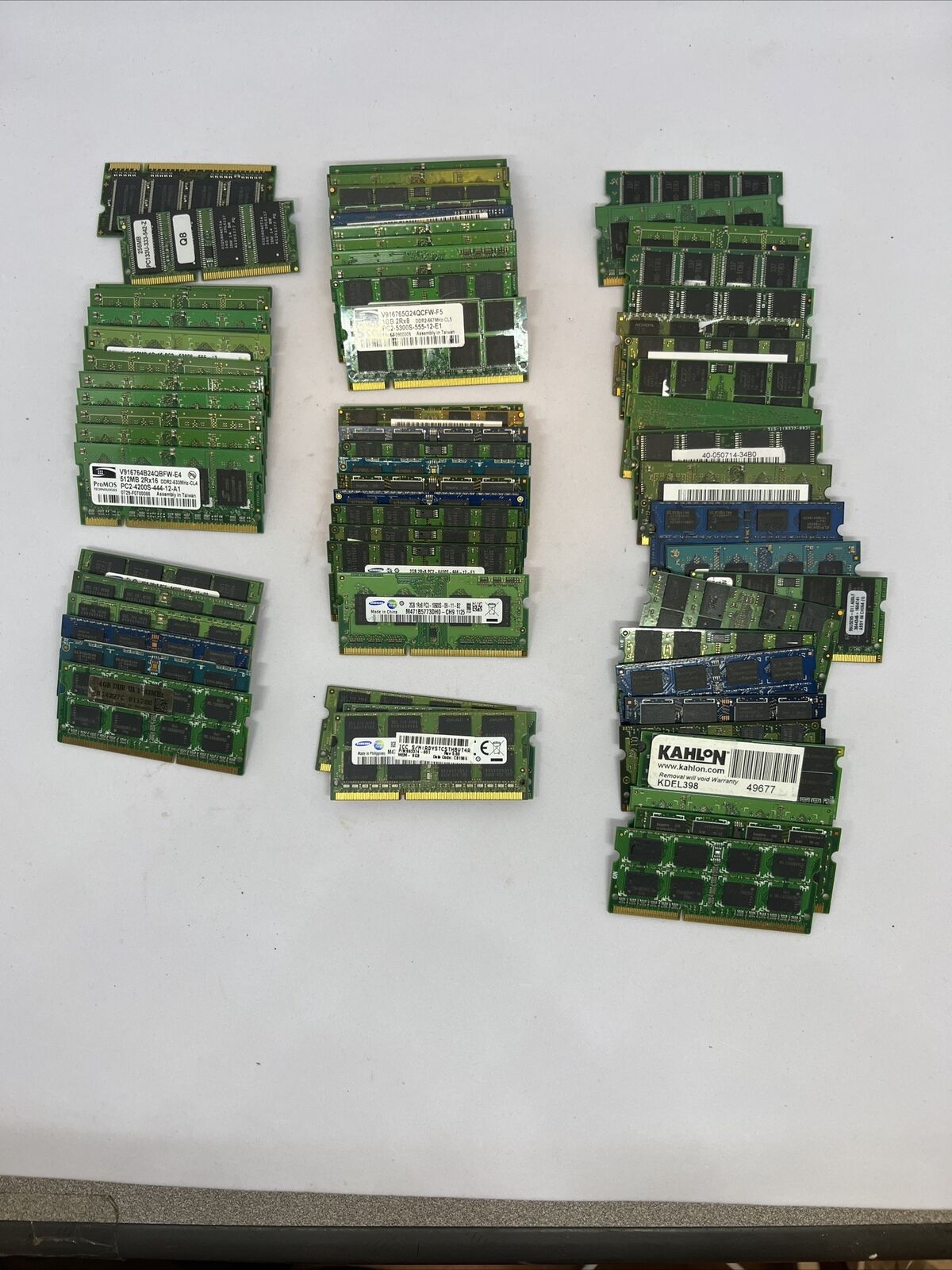 Lot of 68 Laptop Memory / RAM 256MB 512MB 1G 2G 4G 8G See Description