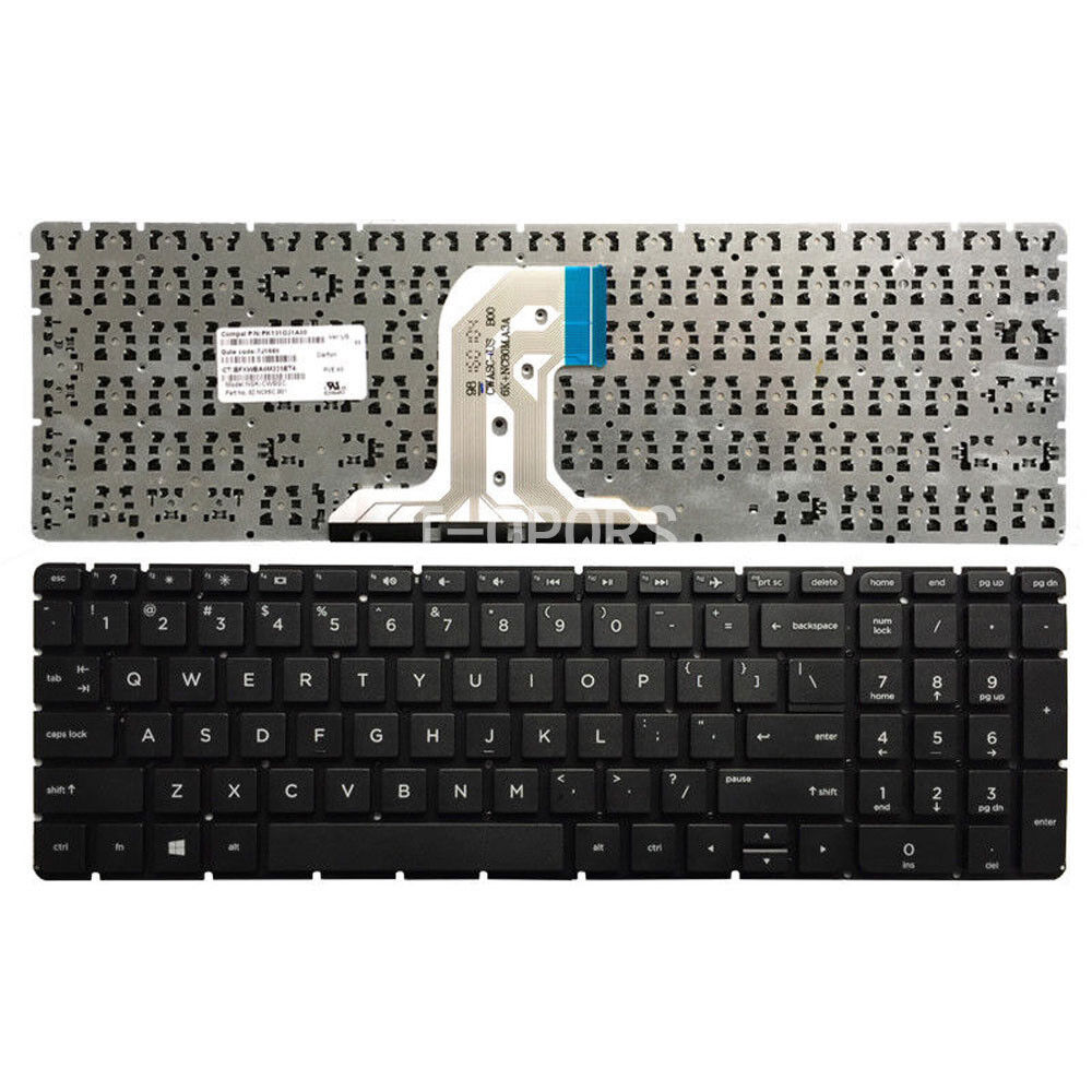 New For HP 15-BA051WM 15-BA052WM 15-BA057CA 15-BA062NR  US keyboard
