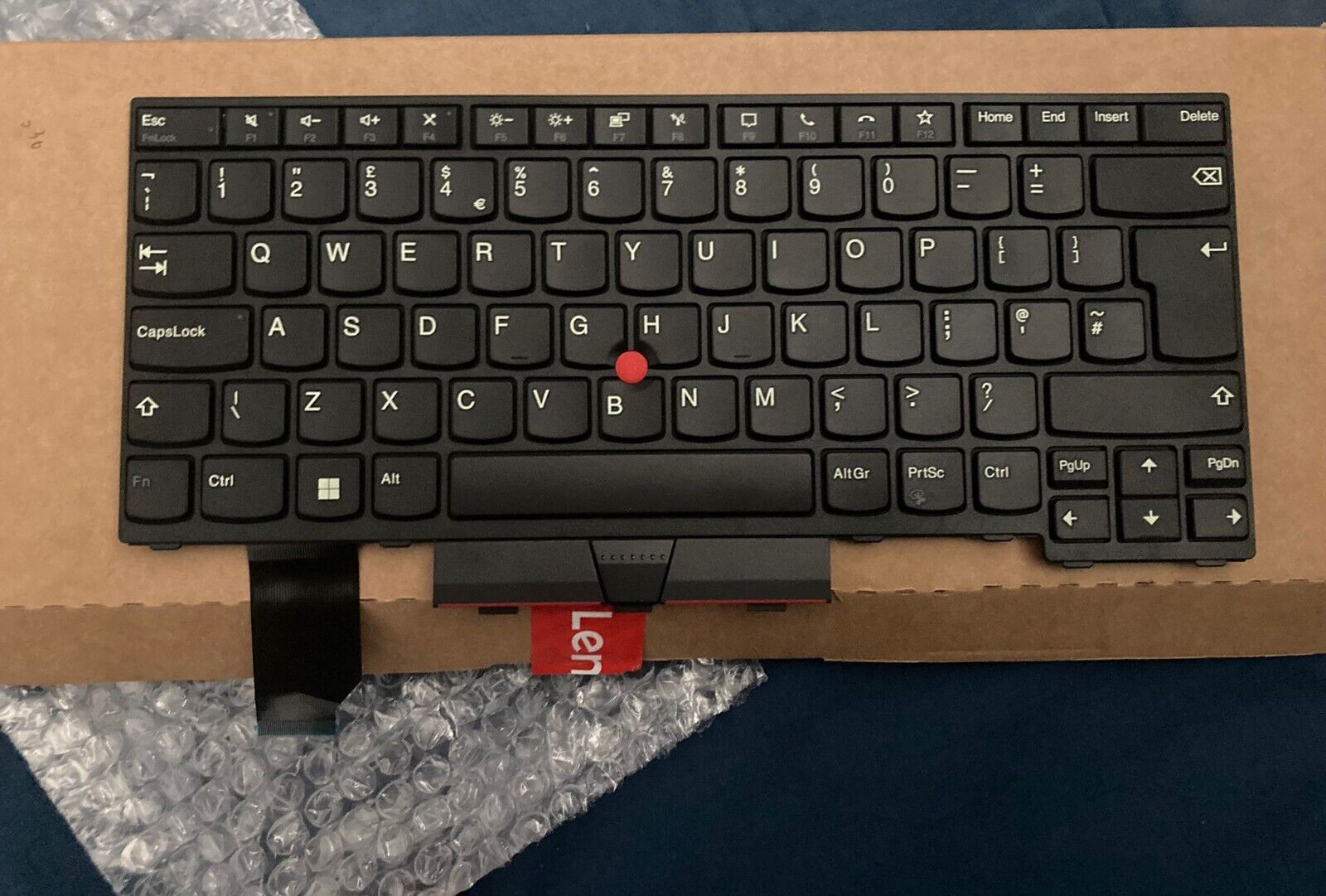 Lenovo T480s Black - US Backlit Keyboard for Lenovo Thinkpad T480s, T490, E490