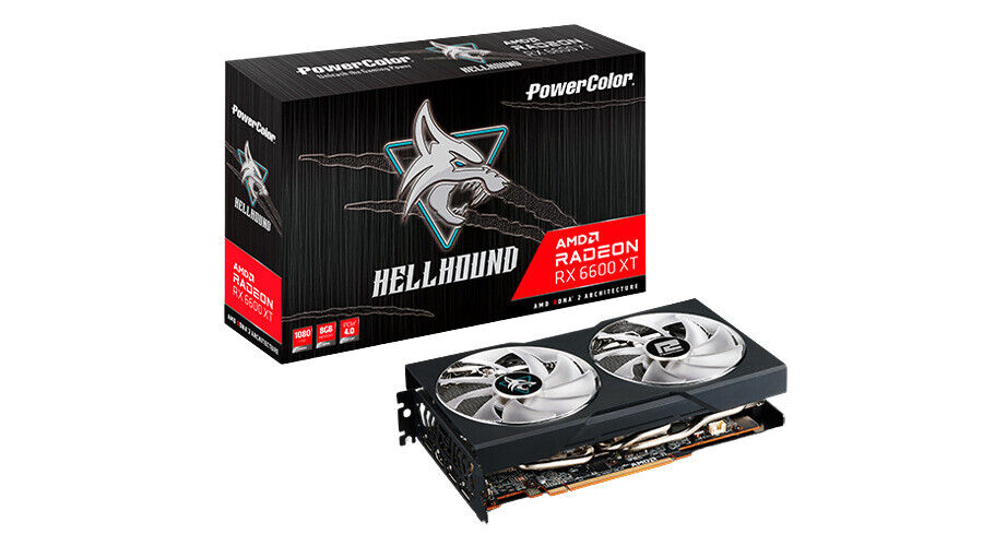 PowerColor Hellhound AMD Radeon RX 6600 XT 8GB GDDR6 Graphics Card