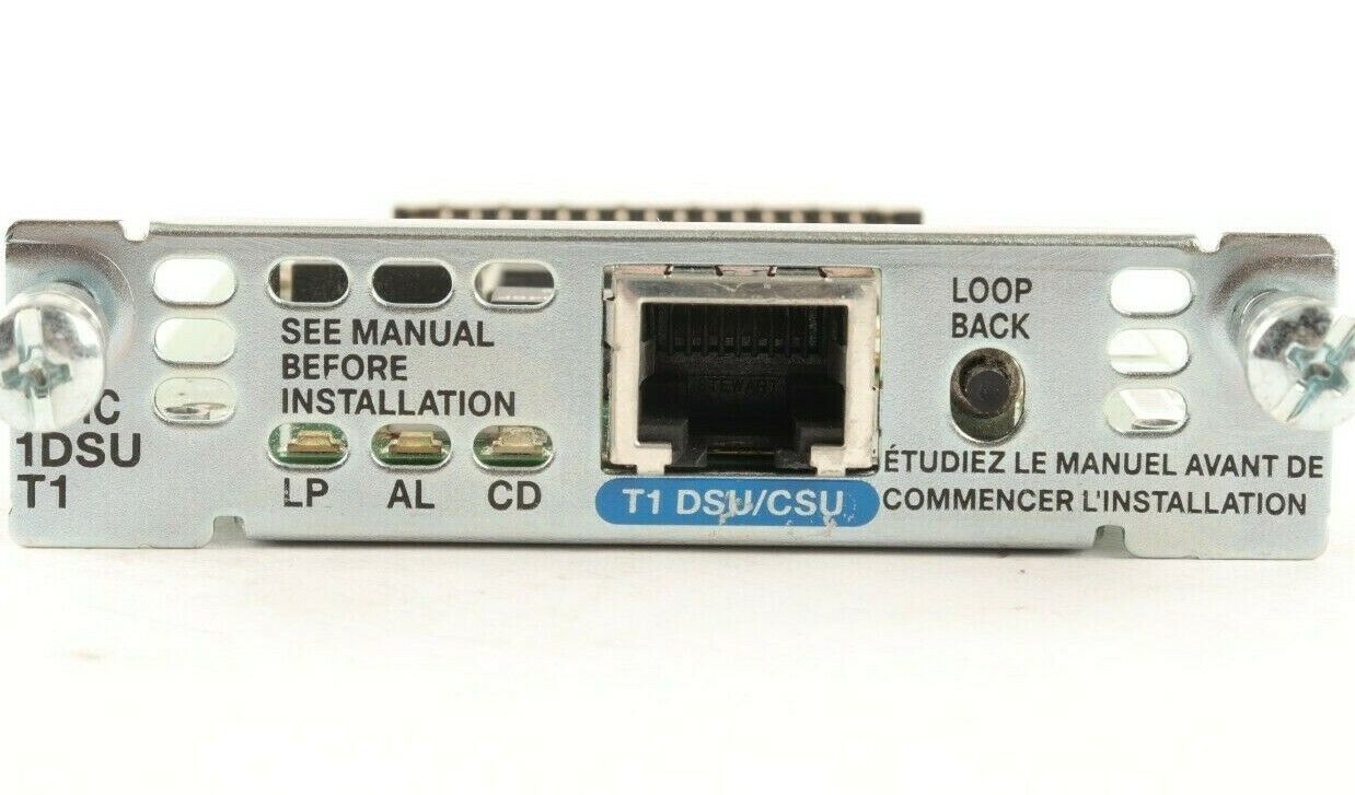 Cisco HWIC-1DSU-T1 - T1 DSU/CSU WAN Interface Card - SAME DAY SHIPPING