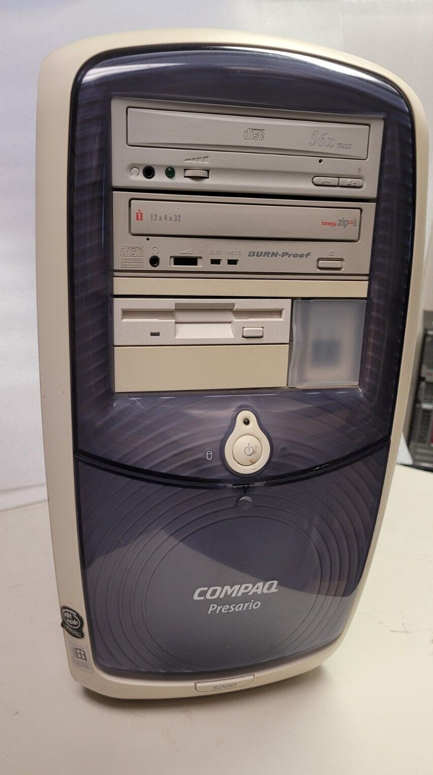Vintage Compaq Presario 5000 Celeron 600 WIN 98 66MHz 255MB RAM 80GB HDD