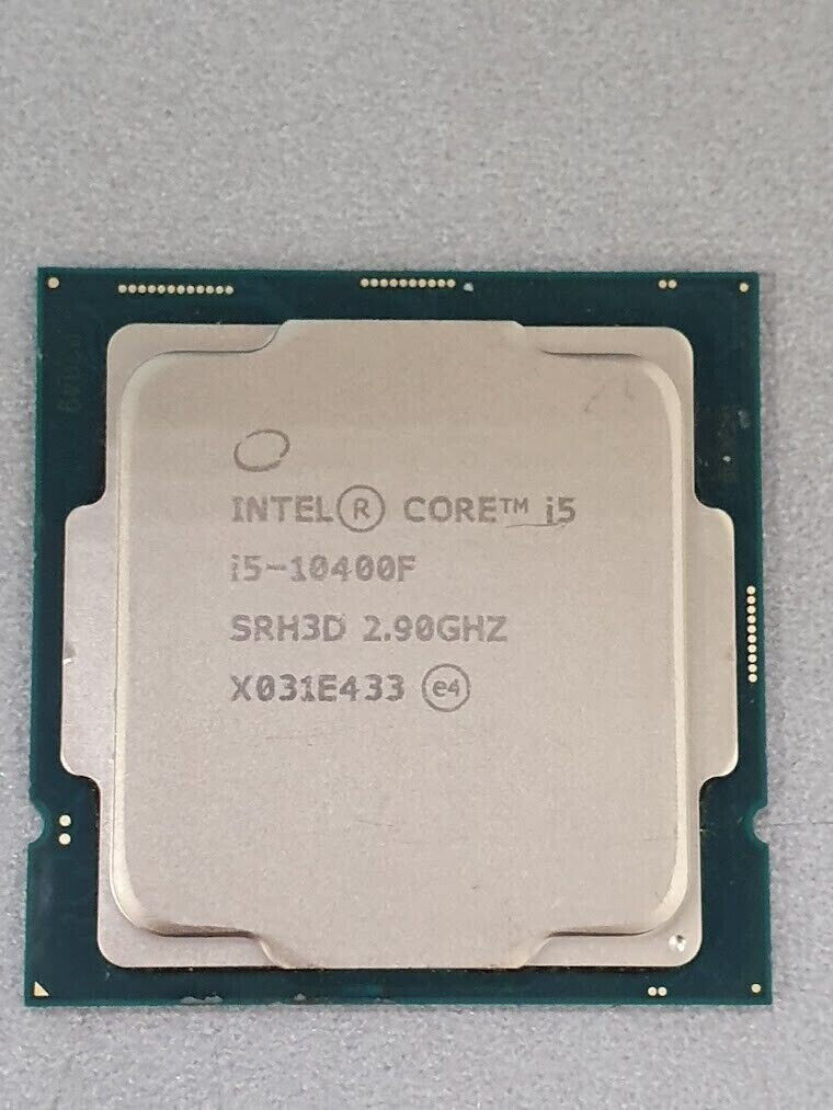 Intel Core i5-10400F Processor 2.9GHz up to 4.3GHz 6 cores 12 threads FCLGA1200