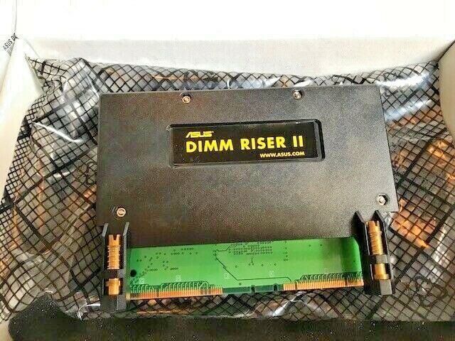RARE VINTAGE ASUS DIMM RISER 2 RIMM TO DIMM ADAPTER FOR ASUS MOTHERBOARDS RM1