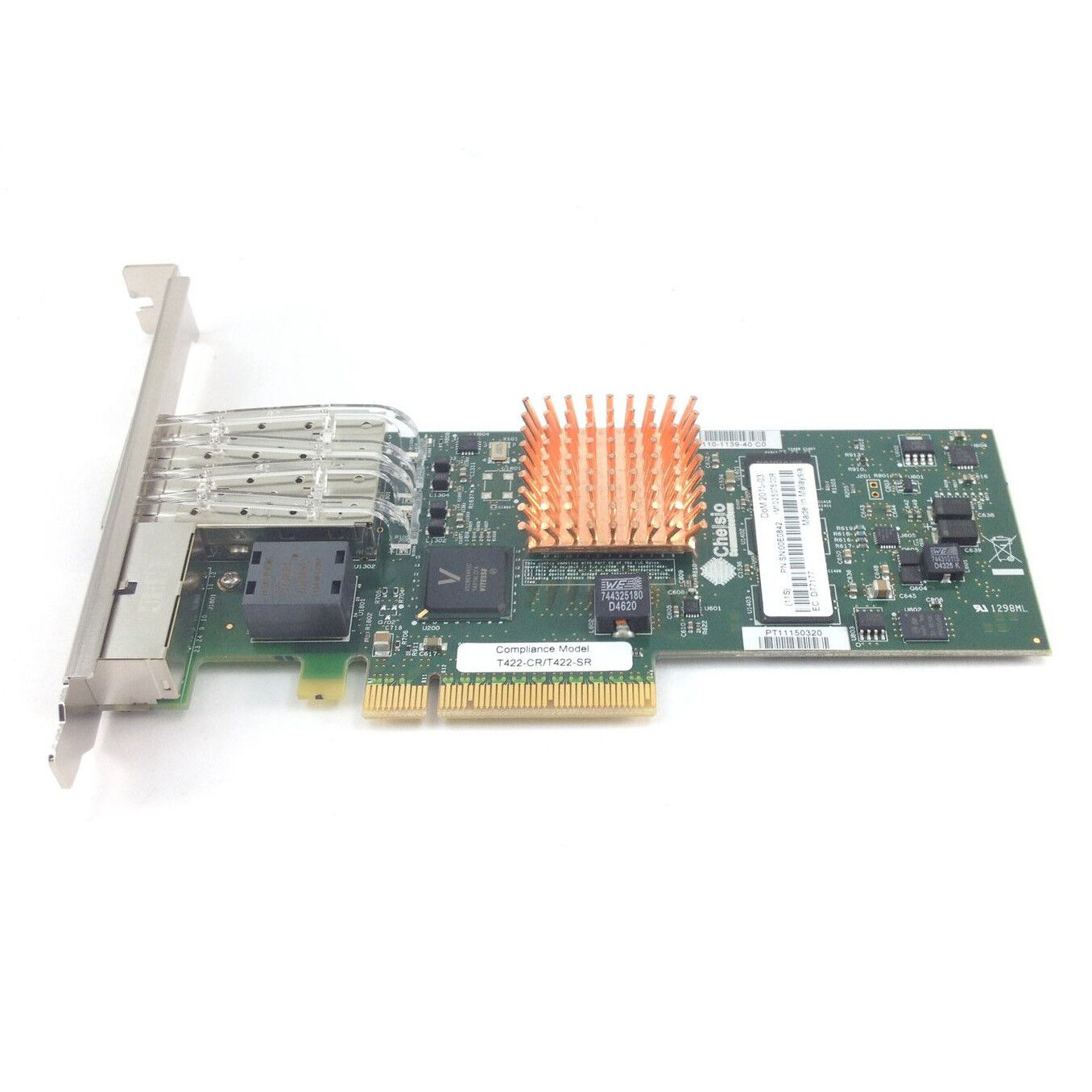 CHELSIO T422-CR T422-SR QUAD-PORT 2x 1GBE/2x 10GBE ETHERNET UNIFIED WIRE ADAPTER