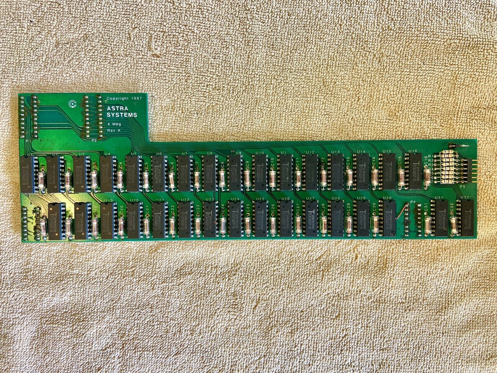 Atari 520 1040 ST Astra Systems 4 Meg Computer Memory Card 4MB