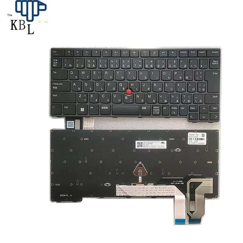 Original New Japanese Language For IBM Thinkpad T14 Gen3 Black Laptop  Keyboard