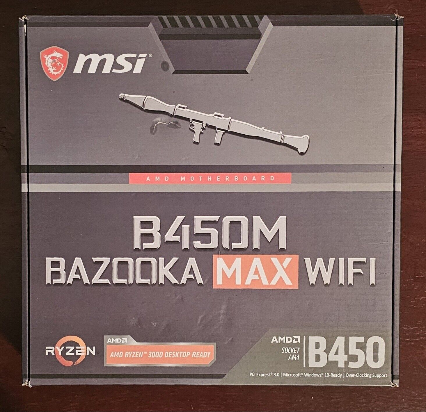 **LATEST BIOS** MSI B450M BAZOOKA MAX WiFi AMD Ryzen AM4 MicroATX Motherboard