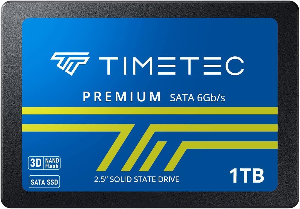 Timetec 1TB SSD 3D NAND SATA III 6Gb/s 2.5 Inch 7mm 1TB, inch 