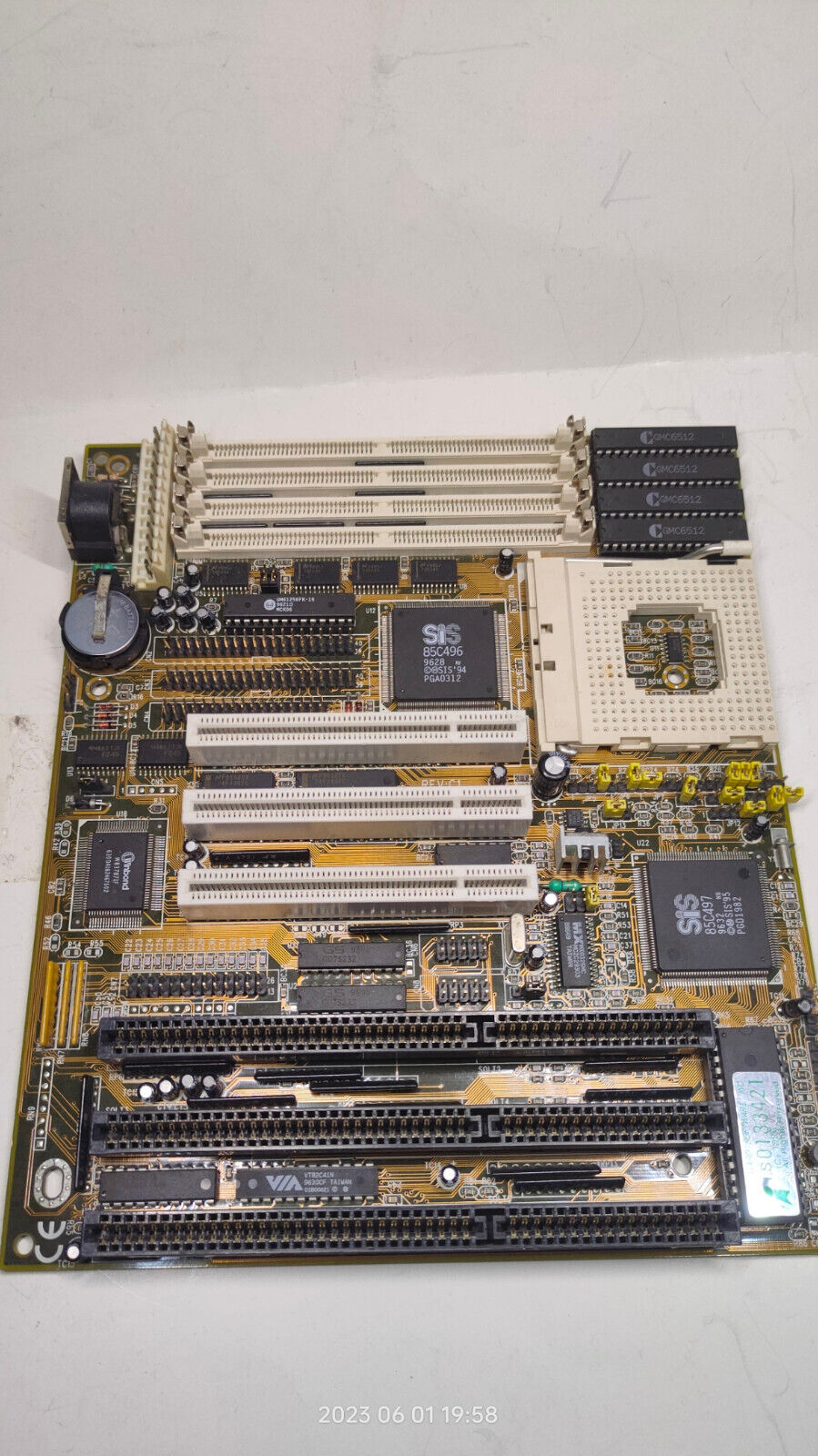 TOP Socket 3 AT Lucky Star LS-486E Motherboard (Rev C) 3x ISA 3x PCI + Bonus