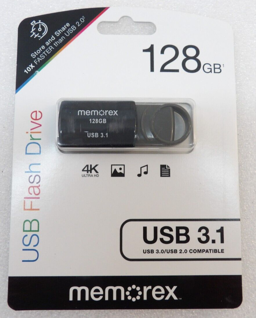 Memorex 128GB USB 3.1 Flash Drive 93000251-GEF-128