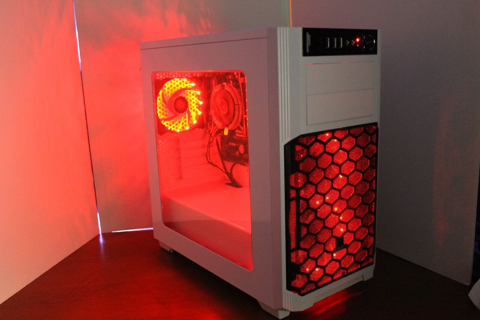 NEW Gaming PC Desktop Computer AMD QUAD CORE 3.9 GHz 500GB 8GB RAM WIN 10 WIFI 