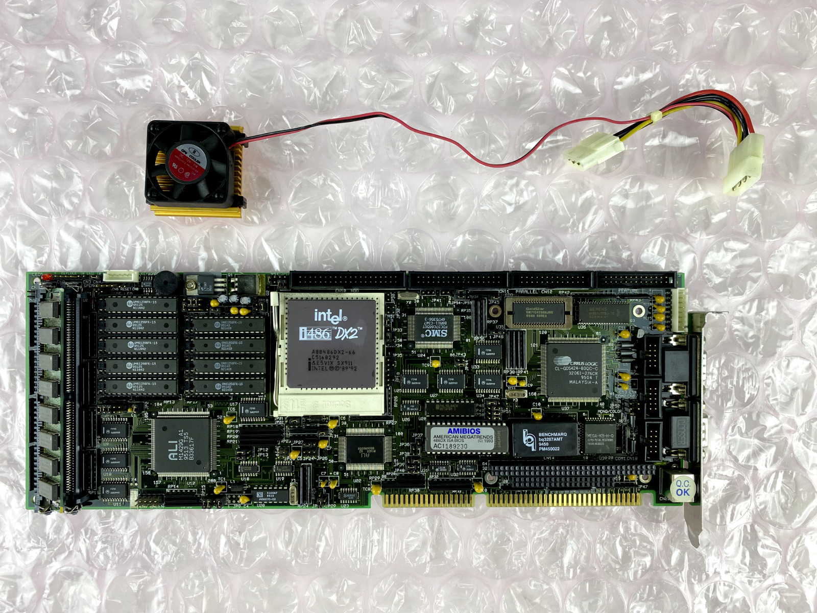 INDUSTRIAL ISA SINGLE BOARD COMPUTER INTEL SOCKET 3 I486 DX2