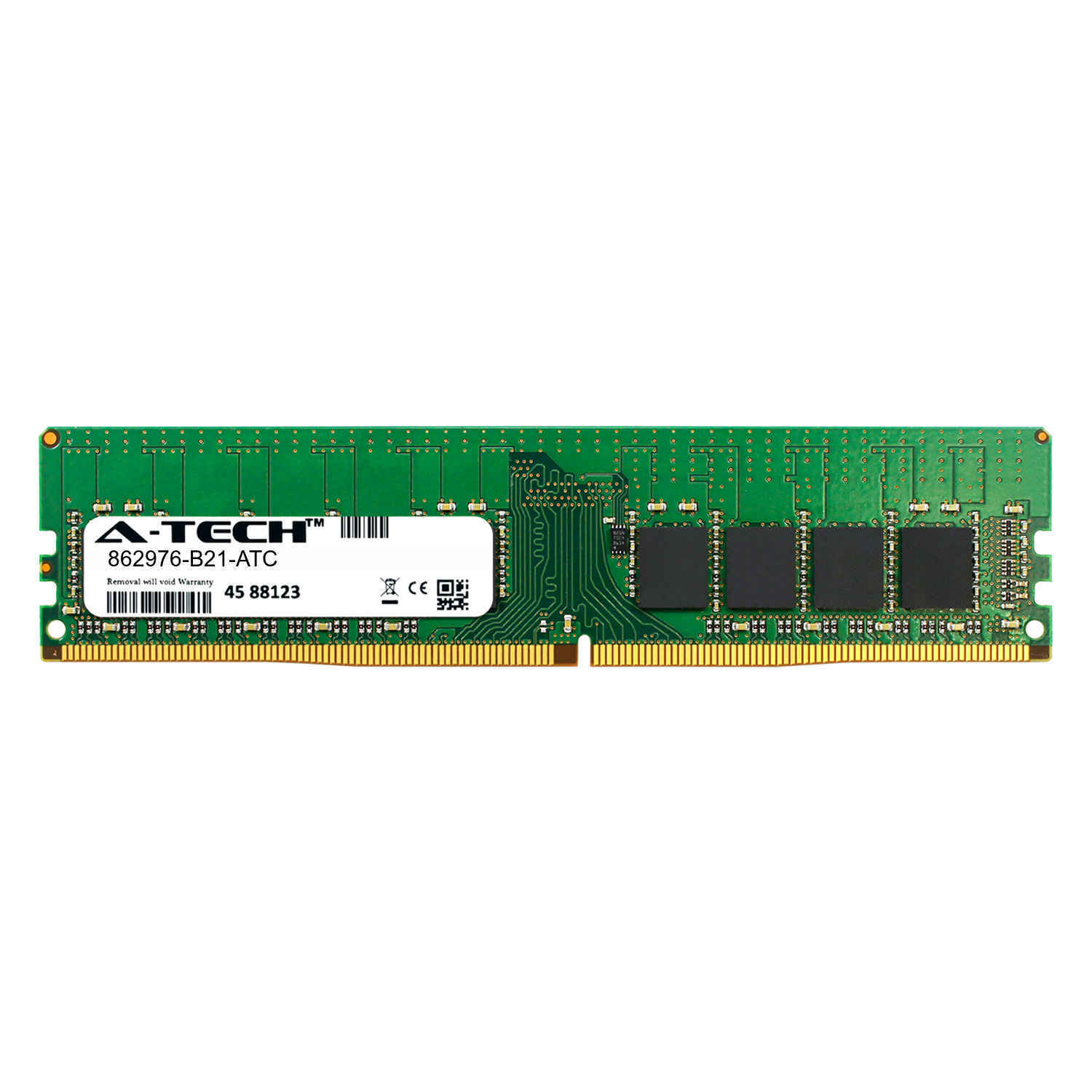 16GB DDR4 PC4-19200E ECC UDIMM (HP 862976-B21 Equivalent) Server Memory RAM