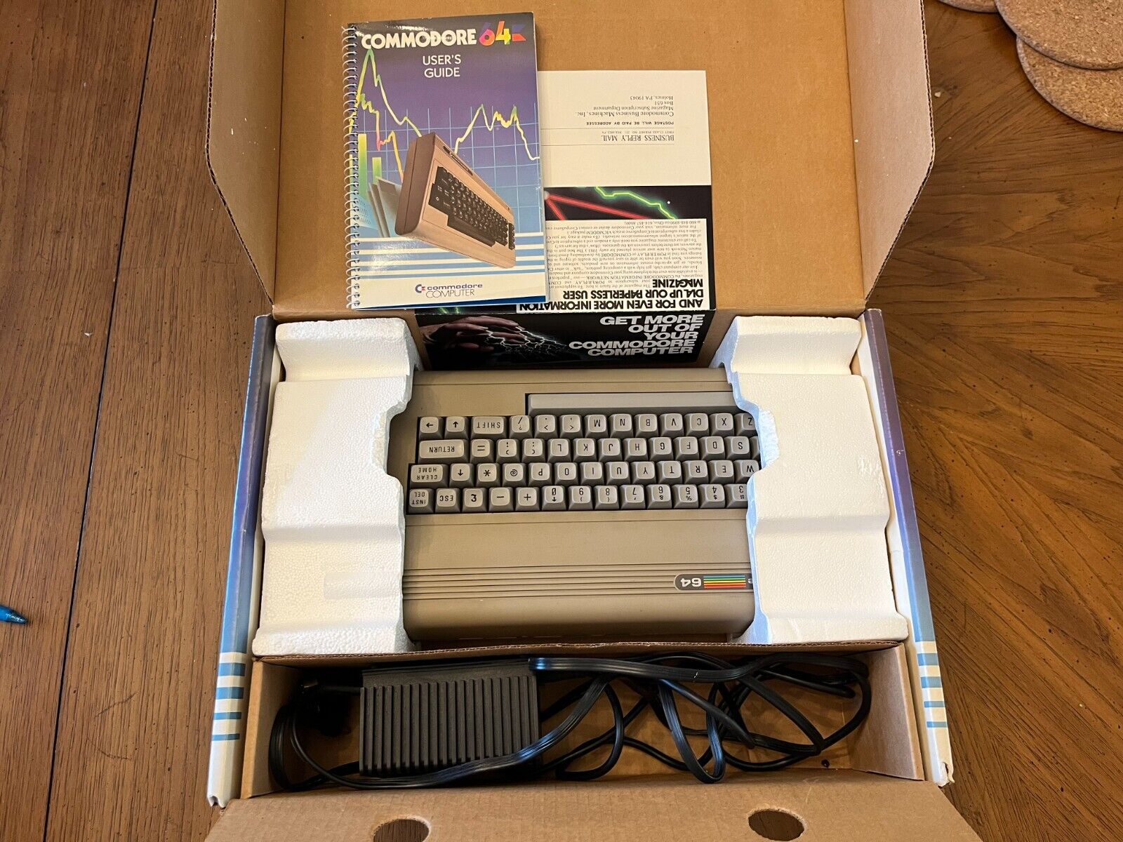 Commodore 64 Computer - Complete in Box - Working Condition
