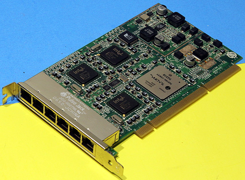 Silicom PXG6BPI Six Port Copper Gigabit Ethernet PCI-X Bypass Server Adapter