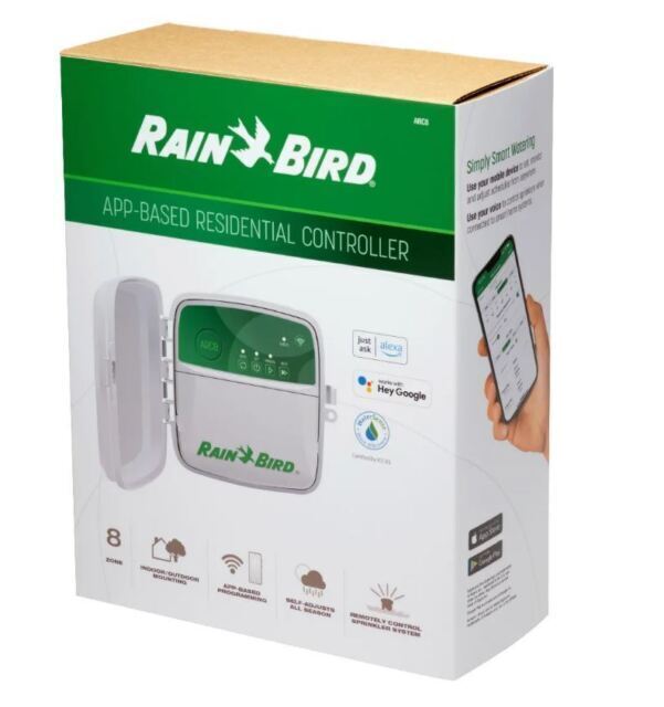 Rain Bird 8-Zone App Based Residential Irrigation Controller ARC8 
