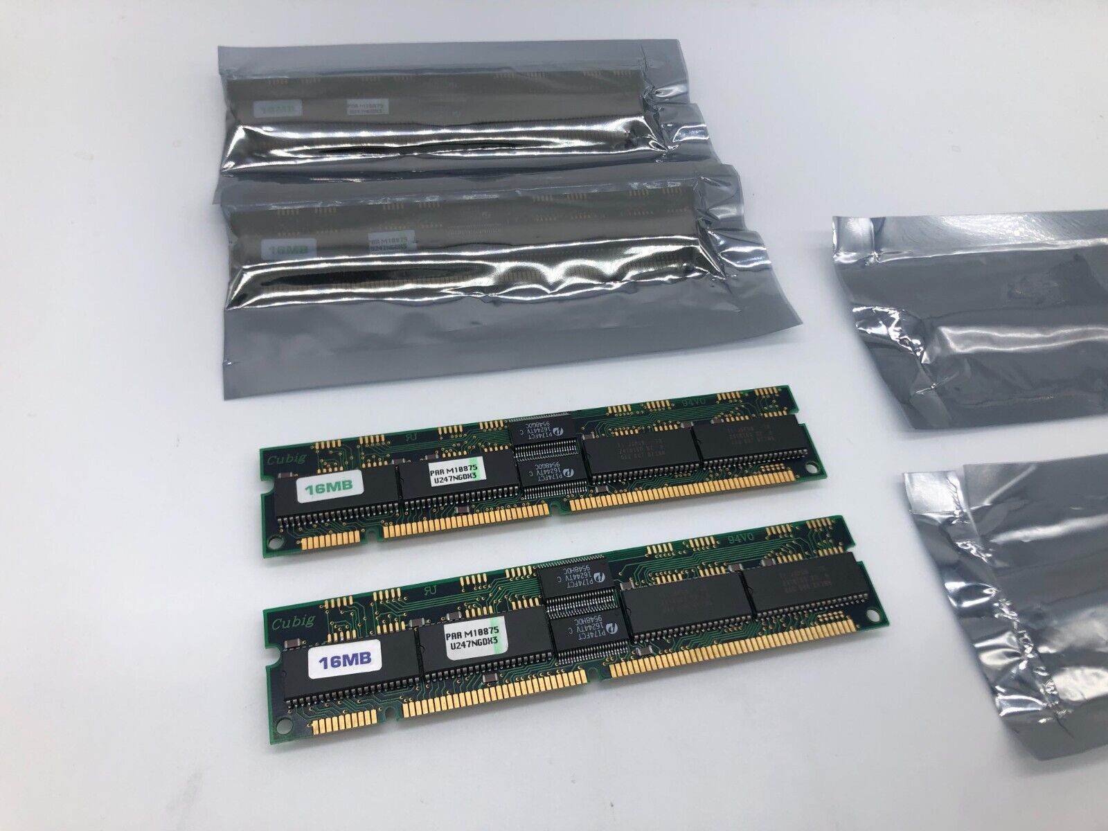 4 x 16MB Apple PowerMac 168 Pin DIMM Memory RAM Vintage 1995