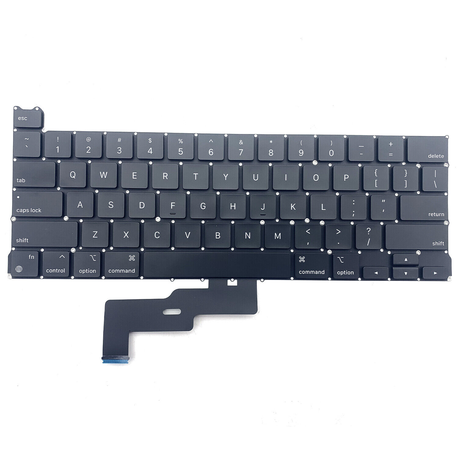 Black Keyboard With Non-Backlit Replacement For MacBook Pro 13\