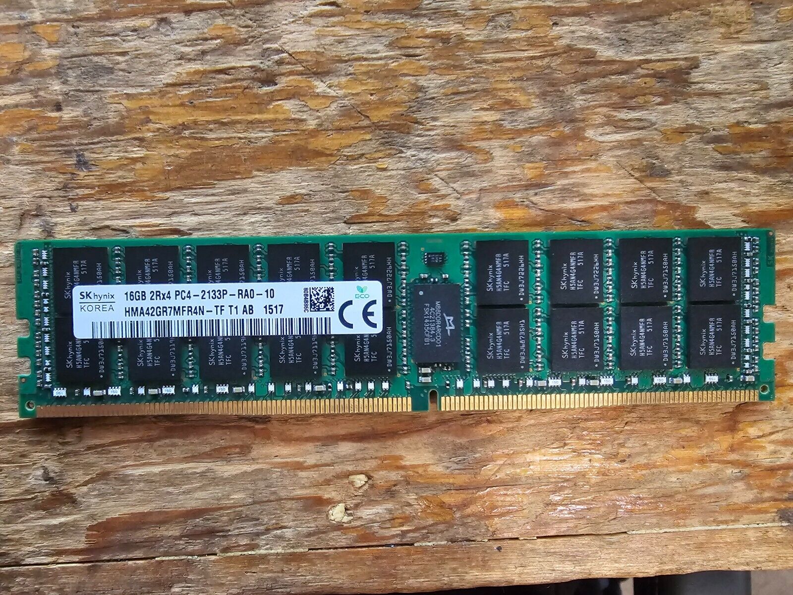 SK Hynix 16GB 2Rx4 PC4 (DDR4) 2133P- RA0-10 HMA42GR7MFR4N-TF T1 AB 1517